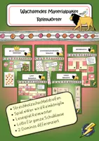 Vorschau - Spiele - Materialpaket Reimwörter - Deckblatt