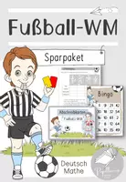 Vorschau - Arbeitsblätter - Sparpaket | Fußball-WM 2022 - Deckblatt