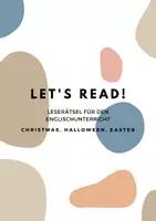 Vorschau - Arbeitsblätter - Materialpaket Leserätsel (Ostern, Weihnachten, Halloween) - Deckblatt