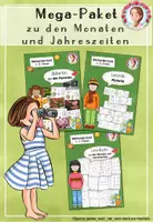 Vorschau - Arbeitsblätter - Jahreszeiten Grundschule | Mega-Paket Sachunterricht - Deckblatt