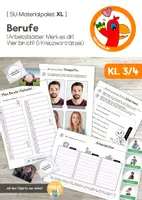 Vorschau - Arbeitsblätter - Materialpaket XL - Lernangebote Berufe (ab Kl. 3) - Deckblatt