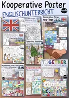 Vorschau - Arbeitsblätter - Kooperative Poster für den Englischunterricht - Deckblatt