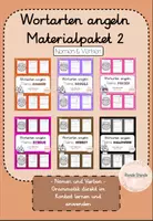 Vorschau - Arbeitsblätter - Materialpaket - Wortarten angeln 2 - Deckblatt