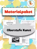 Vorschau - Unterrichtsreihen - Materialpaket Kunst Oberstufe - Deckblatt