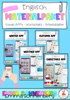 Vorschau - Arbeitsblätter - Materialpaket - Vocabulary Apps - Deckblatt