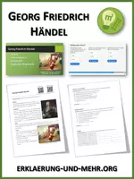 Vorschau - Arbeitsblätter - Georg Friedrich Händel (Materialpaket) - Deckblatt