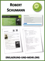 Vorschau - Arbeitsblätter - Robert Schumann (Materialpaket) - Deckblatt