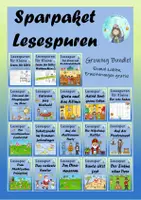 Vorschau - Arbeitsblätter - Sparpaket Lesespuren (Growing Bundle) - Deckblatt