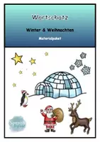 Vorschau - Spiele - Materialpaket: Wortschatz/Schreibtraining - Weihnachten & Winter Kl. 1-4 - Deckblatt