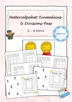 Vorschau - Fördermaterial/Inklusion - Materialpaket: Einmaleins- und Divisions-Pass - Deckblatt