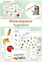 Vorschau - Arbeitsblätter - Vegetables: Materialpaket - Deckblatt