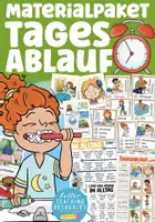 Vorschau - Arbeitsblätter - Tagesablauf Materialpaket Grundschule Deutsch DAZ - Deckblatt