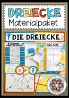 Vorschau - Arbeitsblätter - DREIECKE - Materialpaket (6./7. Schulstufe) - Deckblatt