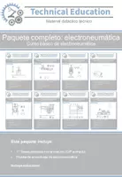 Vista previa - Hojas de trabajo - Paquete completo: Curso básico de electroneumática (colección de materiales) - Portada