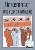Vorschau - Arbeitsblätter - Materialpaket - Kleines Einmaleins - Deckblatt