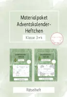 Vorschau - Arbeitsblätter - Materialpaket: Adventskalender-Heftchen Kl.3+4 - Deckblatt