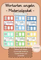 Vorschau - Arbeitsblätter - Materialpaket - Wortarten angeln 1 - Deckblatt