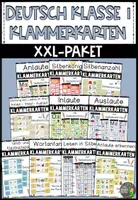 Vorschau - Spiele - Klammerkarten für den Anfangsunterricht in Deutsch - Das Paket - Deckblatt