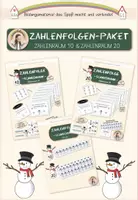 Vorschau - Arbeitsblätter - Sparpaket Zahlenfolgen ZR 10 & ZR 20 "Schneemann" - Deckblatt