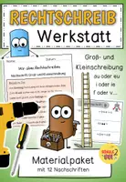 Vorschau - Stundenentwürfe - Materialpaket RECHTSCHREIBUNG / Lernwörter Training - Deckblatt