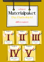 Vorschau - Arbeitsblätter - Materialpaket Das Dativobjekt Übungen | differenziert - schwer (wachsendes Paket) - Deckblatt