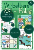 Vorschau - Stundenentwürfe - XXL Materialpaket Wirbeltiere I Wirbeltierklassen - Deckblatt
