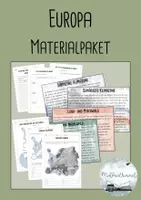 Vorschau - Arbeitsblätter - Materialpaket Europa - Deckblatt
