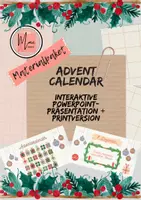 Vorschau - Präsentationen/Tafelbilder - Materialpaket Advent Calendar: gute Taten und Achtsamkeitsübungen - Deckblatt