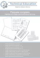 Vista previa - Unidades / Secuencias / Situaciones de Aprendizaje - Paquete completo: plantillas de trabajo para profesiones técnicas - Portada
