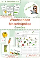 Vorschau - Arbeitsblätter - Gemüse: Wachsendes Materialpaket - Deckblatt