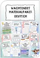 Vorschau - Stundenentwürfe - Wachsendes Materialpaket Deutsch - Deckblatt