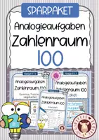 Vorschau - Unterrichtsreihen - Sparpaket Analogieaufgaben ZR 100 - Deckblatt