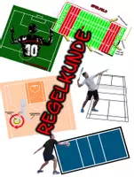 Vorschau - Arbeitsblätter - Arbeitsblätter Regelkunde inkl. Tests & Lösungen für American Football, Badminton, Basketball, Fußball & Volleyball - Deckblatt