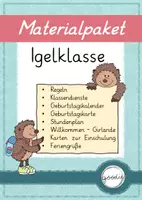 Vorschau - Poster - Materialpaket Igelklasse - Deckblatt