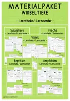 Vorschau - Arbeitsblätter - WIRBELTIERE - Materialpaket (Lerntheken) - Deckblatt