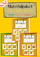 Vorschau - Arbeitsblätter - Materialpaket Das Dativobjekt Übungen | leicht - mittel - schwer (wachsendes Paket) - Deckblatt