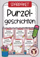 Vorschau - Unterrichtsreihen - Sparpaket - Purzelgeschichten - Geschichten schreiben - Deckblatt