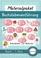Vorschau - Arbeitsblätter - Materialpaket Buchstabeneinführung - Deckblatt