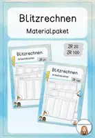Vorschau - Arbeitsblätter - Materialpaket - Blitzrechnen Arbeitsblätter - Deckblatt