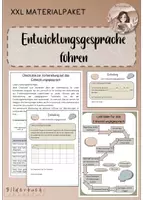 Vorschau - Anderer Materialtyp - Materialpaket- Entwicklungsgespräche führen - Deckblatt
