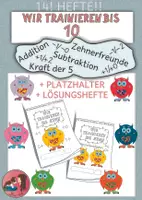 Vorschau - Arbeitsblätter - Wir trainieren bis 10 - Deckblatt