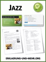 Vorschau - Arbeitsblätter - Jazz (Materialpaket) - Deckblatt