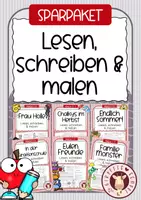 Vorschau - Unterrichtsreihen - Lesen schreiben malen - SPARPAKET - Deckblatt