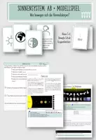 Vorschau - Arbeitsblätter - Materialpaket Sonnensystem - Deckblatt