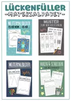 Vorschau - Arbeitsblätter - Kreative Lückenfüller Materialpaket - Deckblatt