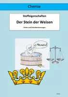 Vorschau - Arbeitsblätter - Der Stein der Weisen - Dichte und Dichtebestimmung - Deckblatt