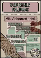Vorschau - Arbeitsblätter - Materialpaket zwei Einstiegsstunden in die Themen Vorurteile & Toleranz - Deckblatt