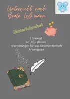 Vorschau - Stundenentwürfe - Geschichten schreiben nach Beate Leßmann - Deckblatt