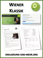 Vorschau - Arbeitsblätter - Wiener Klassik (Materialpaket) - Deckblatt