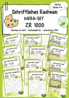 Vorschau - Stationenlernen - Materialpaket - Schriftliches Rechnen im ZR 1000 - Deckblatt